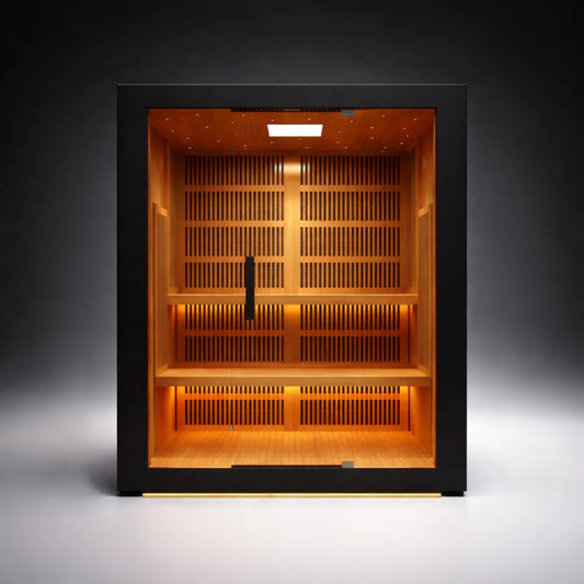 AUREVÉRA Forge™ – Full Spectrum Infrared + Red Light Sauna (3–4 Person)